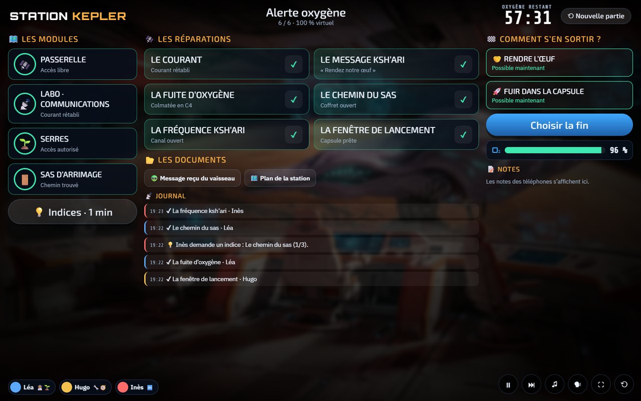 Station Kepler sur la télé