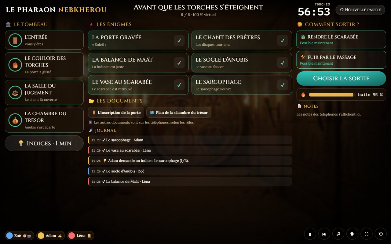 La Malédiction du Pharaon sur la télé
