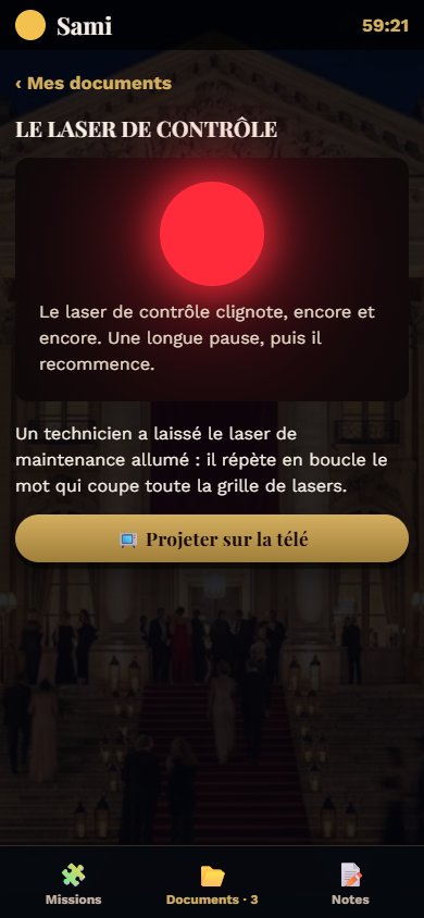 Le Casse du Musée Valmont sur un téléphone